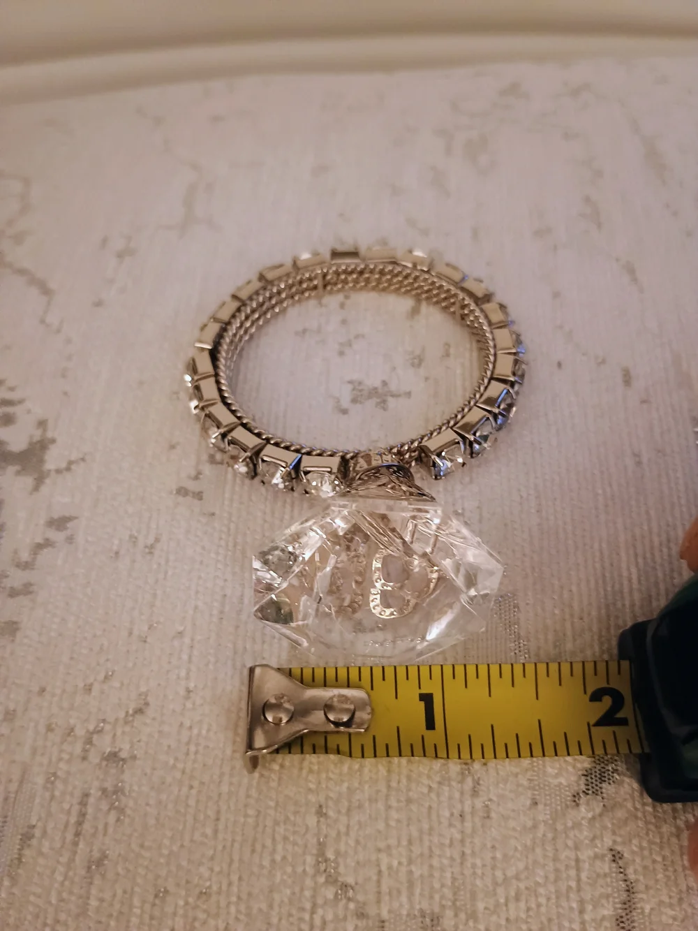 PRICE FIRM NWOT Silver Oversized Napkin Ring